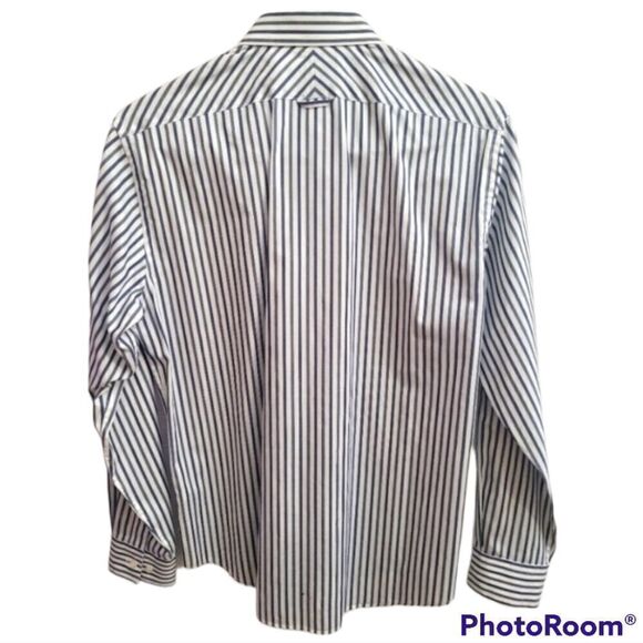 Egara Slim Fit 100% Cotton Men's Dress Shirt, Size L - Picture 2 of 4